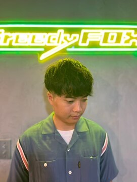 グリーディーフォックス 三軒茶屋(GreedyFOX) 波巻き/マッシュパーマ/ウルフ/ハイライト<理容室>三軒茶屋