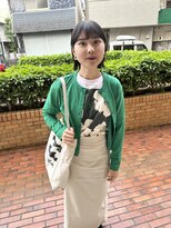 オアシス ガーデン 新越谷店(Oasis GaRDEN)&nbsp;ブルーブラック×タイトボブ