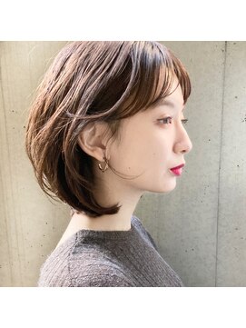 エマ ギンザ(EMMA GINZA) くびれボブひし形シルエット40代50代似合わせカット