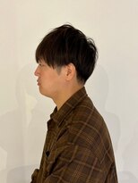 ソイクフ(SOY KUFU)&nbsp;MEN’S HAREマッシュパーマアッシュブラック