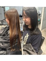 ネウィ 池袋(newi) 【レイヤーカット】×【ダークカラー】