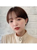 小顔ショート/マッシュショート/似合わせカット/ショートヘア