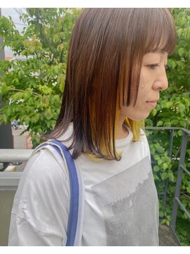 ツイギー 宮西店(TWiGGY) ビビットなインナーカラー