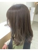 オリーブベージュ ワンカールボブ