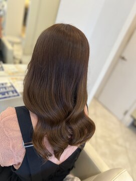 シャルム バイ アローズ 久留米店(CHARM BY AROSE) ココアブラウン×テラコッタ大人可愛い20代30代40代