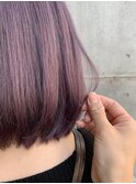 【当日予約OK◎】ブリーチ一回で叶うパープルカラー