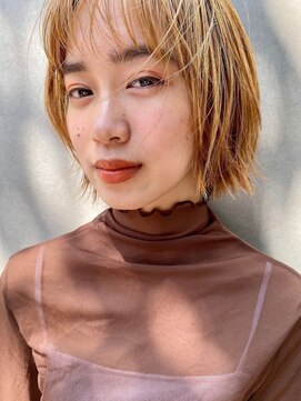 グリーン 表参道(green) 【green表参道】ナチュラルボブ×シアーカラー