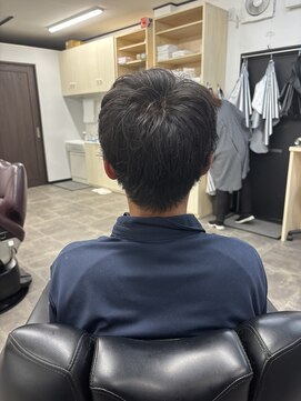 ノースサイド(NORTH SIDE) メンズナチュラルカットさっぱりパーマ自然黒髪アップバング