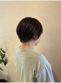 丸みのあるショートボブ