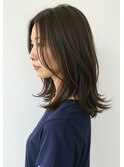 30代40代50代外ハネミディアムレイヤー縮毛矯正酸性ストレート