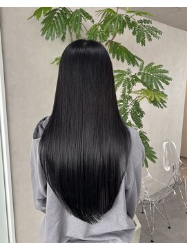 クム 横浜(qumu) 黒髪×髪質改善トリートメント qumu横浜