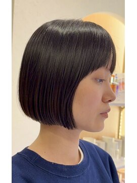 ロンド パルティール 大宮(Lond partir) 暗めカラー/グランマッシュ/デザインカラー/ショートボブ/大宮