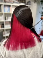 ディーカヘアーセンダイ(Di KA HAIR sendai)&nbsp;”vivid pink×inner”