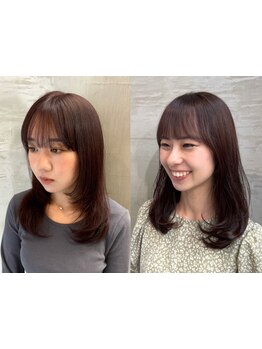 似合わせカット × 韓国ヘアでグッと垢抜けた印象に♪【船橋駅 徒歩9分/大神宮下駅 徒歩10分】