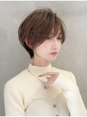 大人ガーリー/ダークアッシュ/似合わせ/レイヤーショート☆226