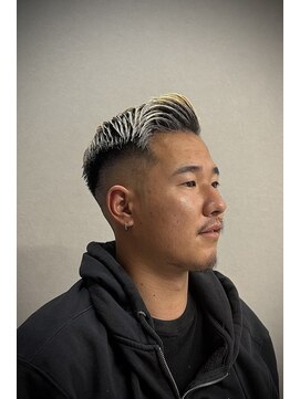 フジヤマバーバーショップ アジト(FUJIYAMA BARBER SHOP ajito) サイドパート