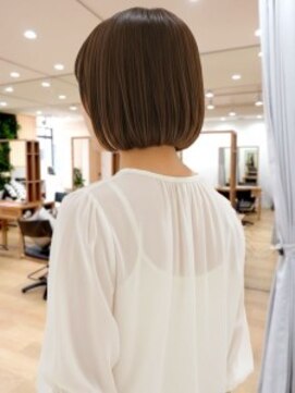 アエル 川西能勢口本店(aeru) 大人可愛いミニマルボブ【川西能勢口駅】