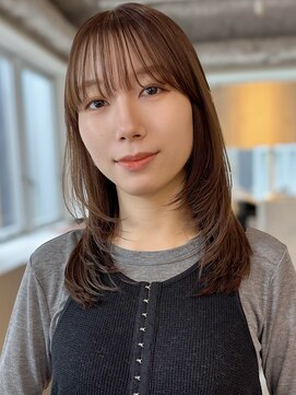 マッシュ チャヤマチ(MASHU chayamachi) 柔らか透明感/ブリーチなし/オリーブブラウン/大阪梅田