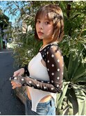 【ROJITHA表参道原宿】内巻きボブ×ナチュラルブラウン