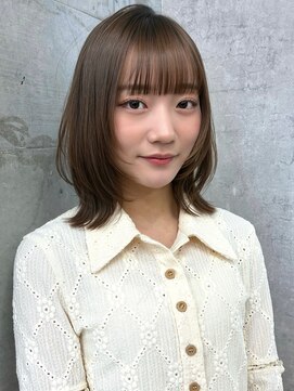 アロ 梅田(alo) 【藤田真由】ミディアムレイヤー ブリーチなし