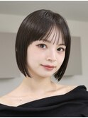 シースルーバング×タッセルボブ