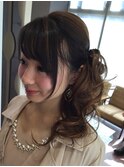 パーティーヘア サイドアップ