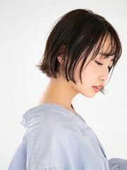 アッシュイルミナカラー☆透明感ウェットボブ【調布】【美容室】