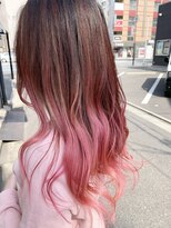 ロア ヘアーアンドビューティー(LOA hair&beauty) グラデーションピンク