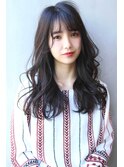 【Blanc/天王寺】黒髪/無造作カール/ロング 2