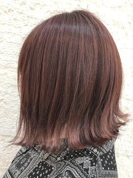 ティンク 大船(Tink) 切りっぱなし×ピンクベージュ【Tink大船/阿部】