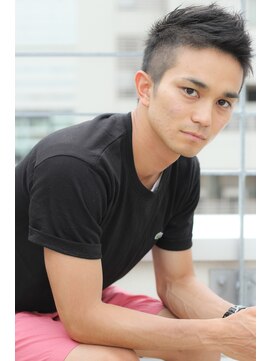 メンズサロン エクシア ブラト(brat) ニュースタイルモヒカン×アッシュブラック×30代/40代