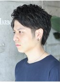 【長岡×表参道】アップバング黒髪ショート☆ビジネスOK