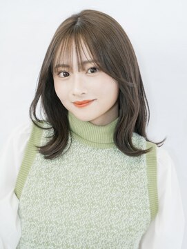 ミンクス 銀座店(MINX) くびれミディアムヘア ふんわり透明感20代30代40代【MINX】