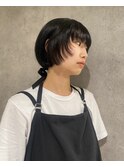 前上がりボブ