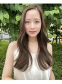 ベージュ/ハイトーン/レイヤー/ボブ/韓国/髪質改善/透明感/立川