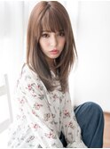 高感度高め☆さりげな美人レイヤーストレート 