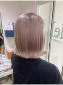 ハイトーン×ピンクベージュ