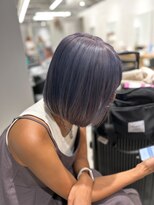 アヴァンス 京橋店(AVANCE)&nbsp;ラベンダーグレー　ブリーチ　ハイトーン