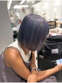 ラベンダーグレー ブリーチ ハイトーン