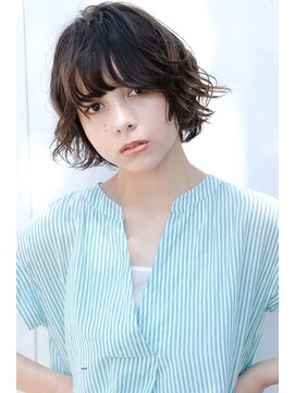 ラレイ ハラジュク(Lalei harajuku) 【ささき】レイヤーボブ/ニュアンスパーマ/前髪パーマ