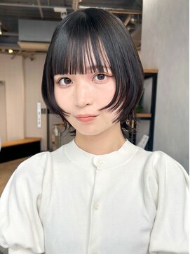 アイティーバイアルバム 藤沢店(IT by ALBUM) ショートウルフ_グレーベージュレイヤーロング_ba470341