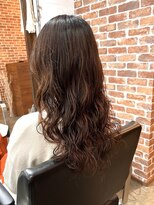 ヴィップルーム(viproom) 黒髪/グレーベージュ/レイヤーロング/前髪パーマ