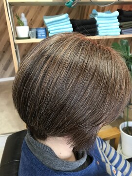 ピース(peace) 白髪ぼかしハイライトオンカラー