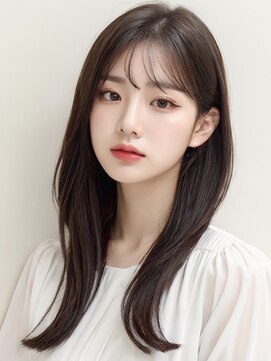 ジョウインアンドエマ(JOWIN AND EMMA) 20代30代大人かわいい/シースルーバング/ブラック/前髪/小顔