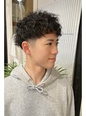 前上がりスペインカール