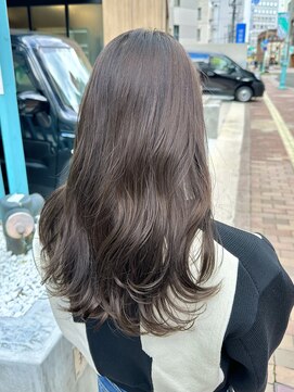 ヘアーメイクオズ(hair make O/S) パープルブラウン/大人/ブラウン/ツヤブラウン