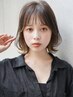 ☆平日限定☆顔周りストレートと顔周りカット