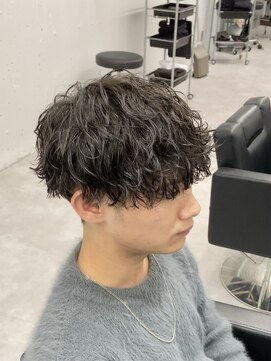 リベル(LIBER) 波巻きツイスパMIXパーマ/マッシュ/ツーブロ/刈り上げ/八王子