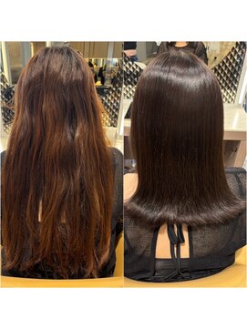 アロン(Allons Ginza) 【髪質改善】sins式シルク酸性ストレート