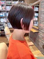 ヘアー ドレッサー パワードール(Hair Dresser)&nbsp;50代、真冬の襟足すっきりクールボブ！